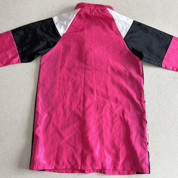 PrettyLittleThing Nylon 1997 Oversized Sports Jacket ASO Emily in Paris - Picture 5 of 9